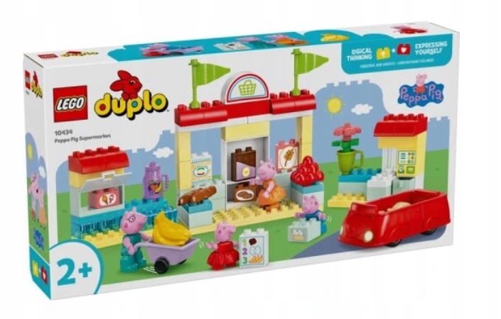 Lego 10434 Duplo prasátko Pepa – Peppa A Supermarket