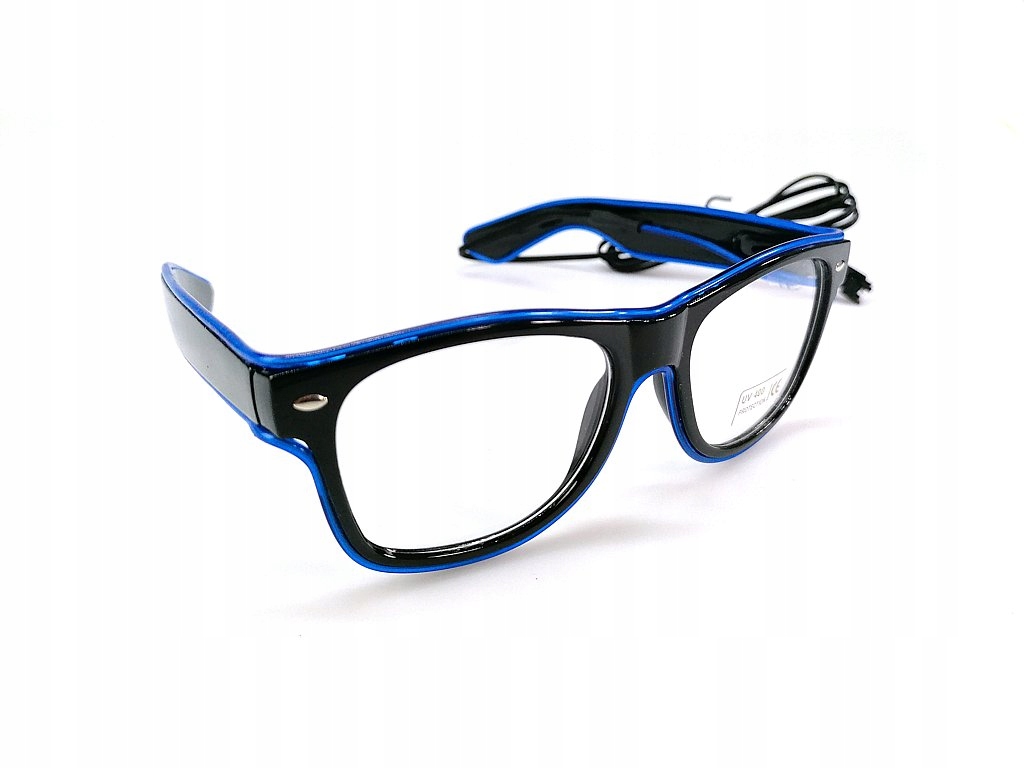 OKULARY LED świecące nerdy neonowe karnawał Kod producenta AG27532