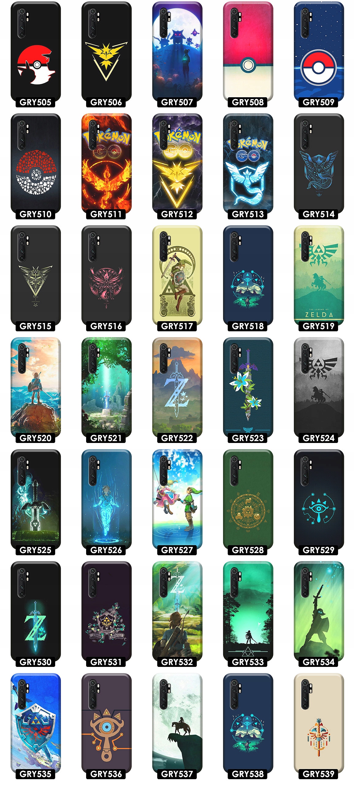 ETUI NAJŁADNIEJSZE DO XIAOMI MI NOTE 10 LITE WZORY Typ plecki