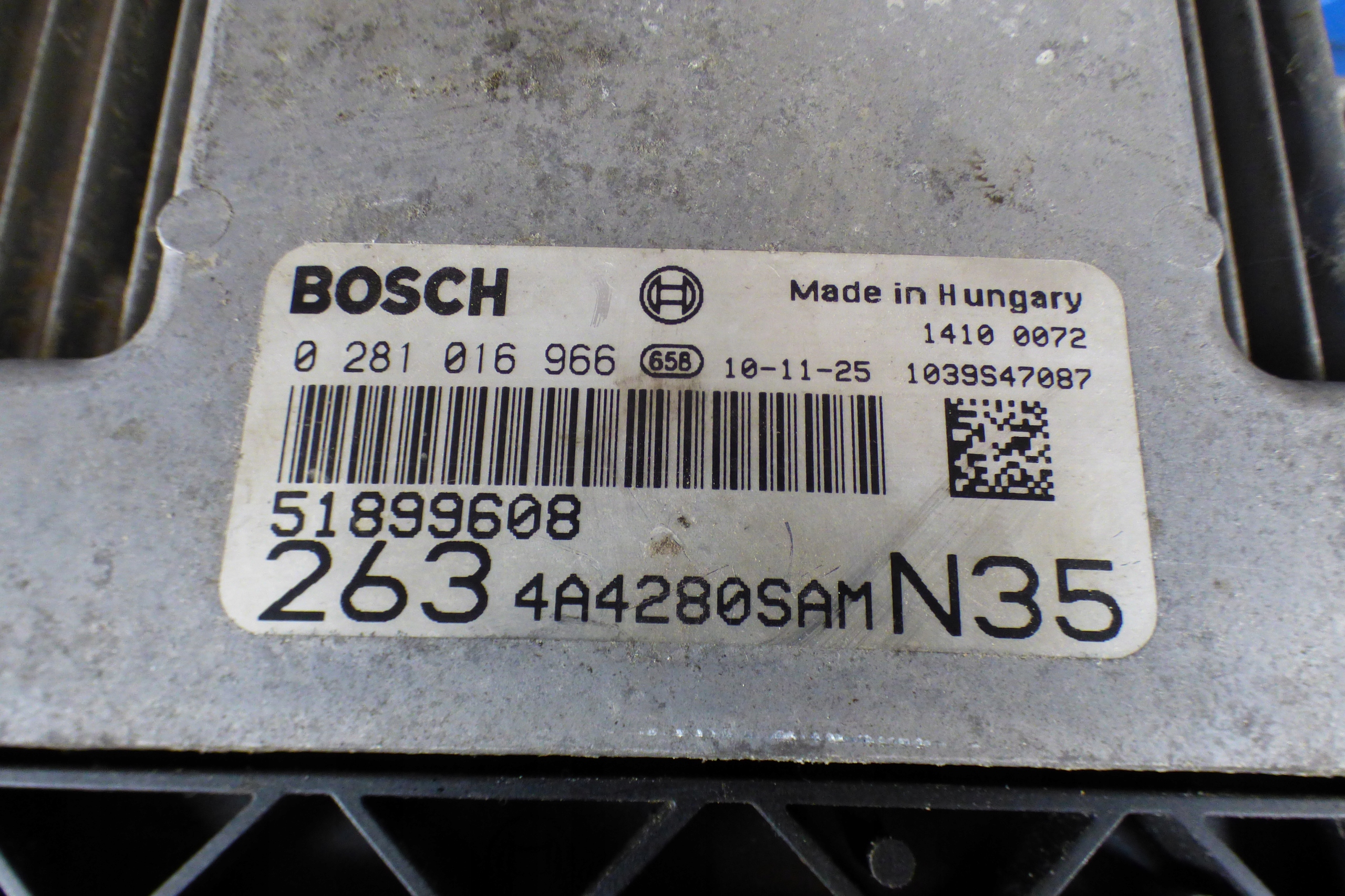 computer Motore 51899608 stBDB FIAT DOBLO II 2.0JTD