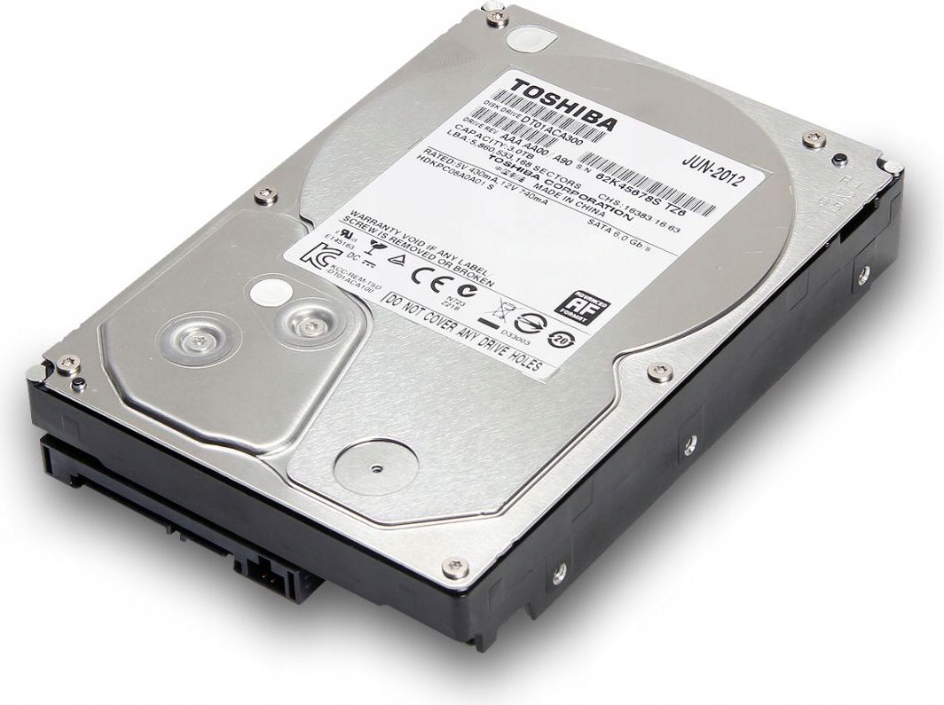 Dysk Twardy Hdd Toshiba 500GB 3.5 cala DT01ACA050 Sata III 7200RPM Komputer