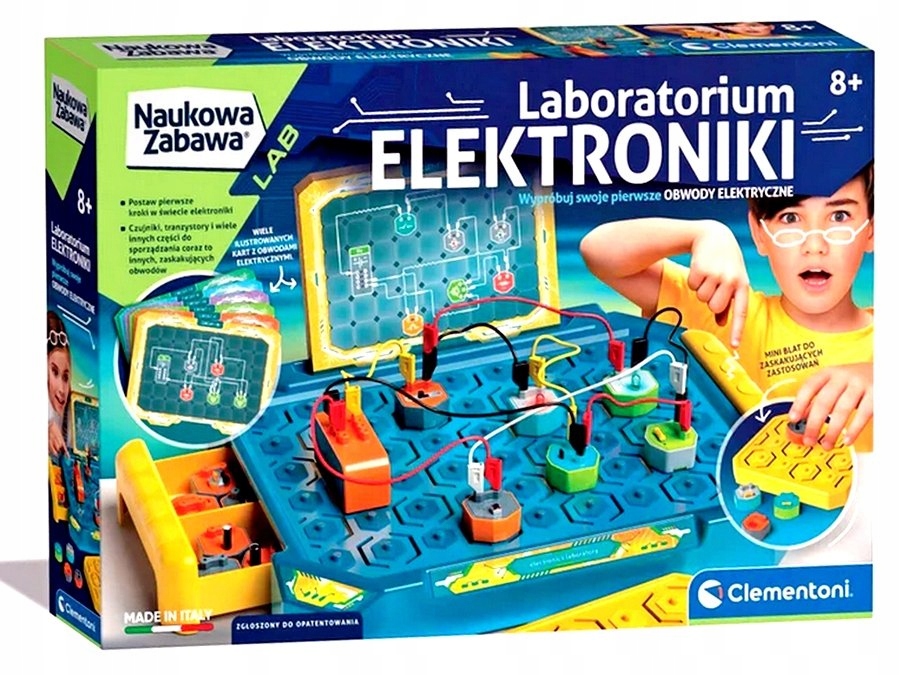 Naukowa zabawa. Laboratorium elektroniki Clementoni