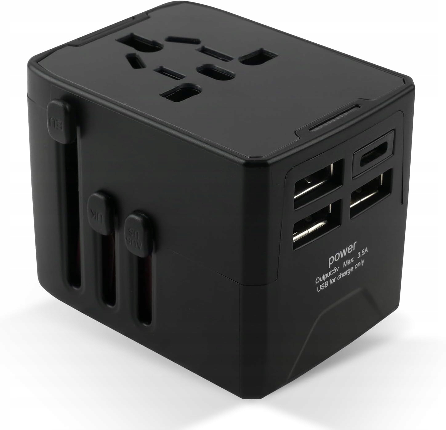 Uniwersalny adapter Ładowarka podróżna gniazda Eu Uk Us Aus 660W
