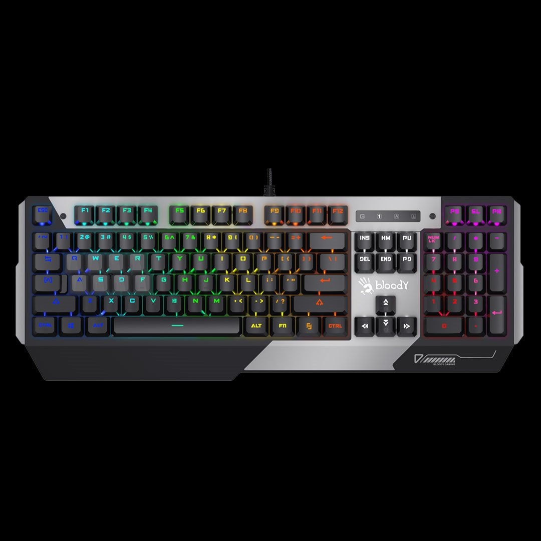 A4tech Bloody Light Strike B865N mechanická Rnbw herní klávesnice, Usb, …