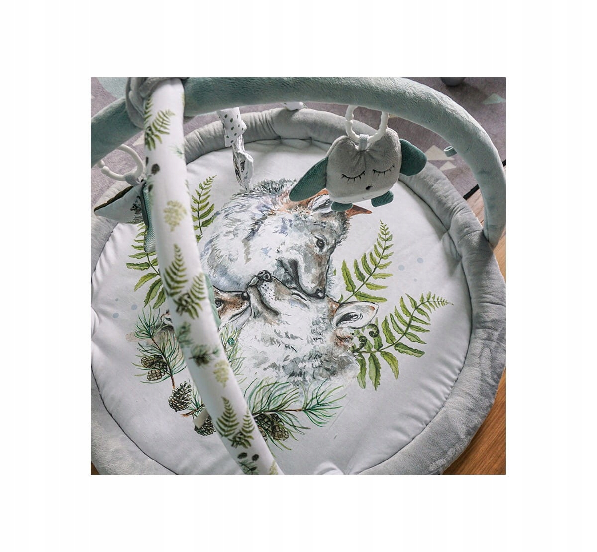 MATA EDUKACYJNA DLA NIEMOWLĄT PODŁOGOWA BABYSTEPS WOLF FAMILY Kod producenta Wolf Family