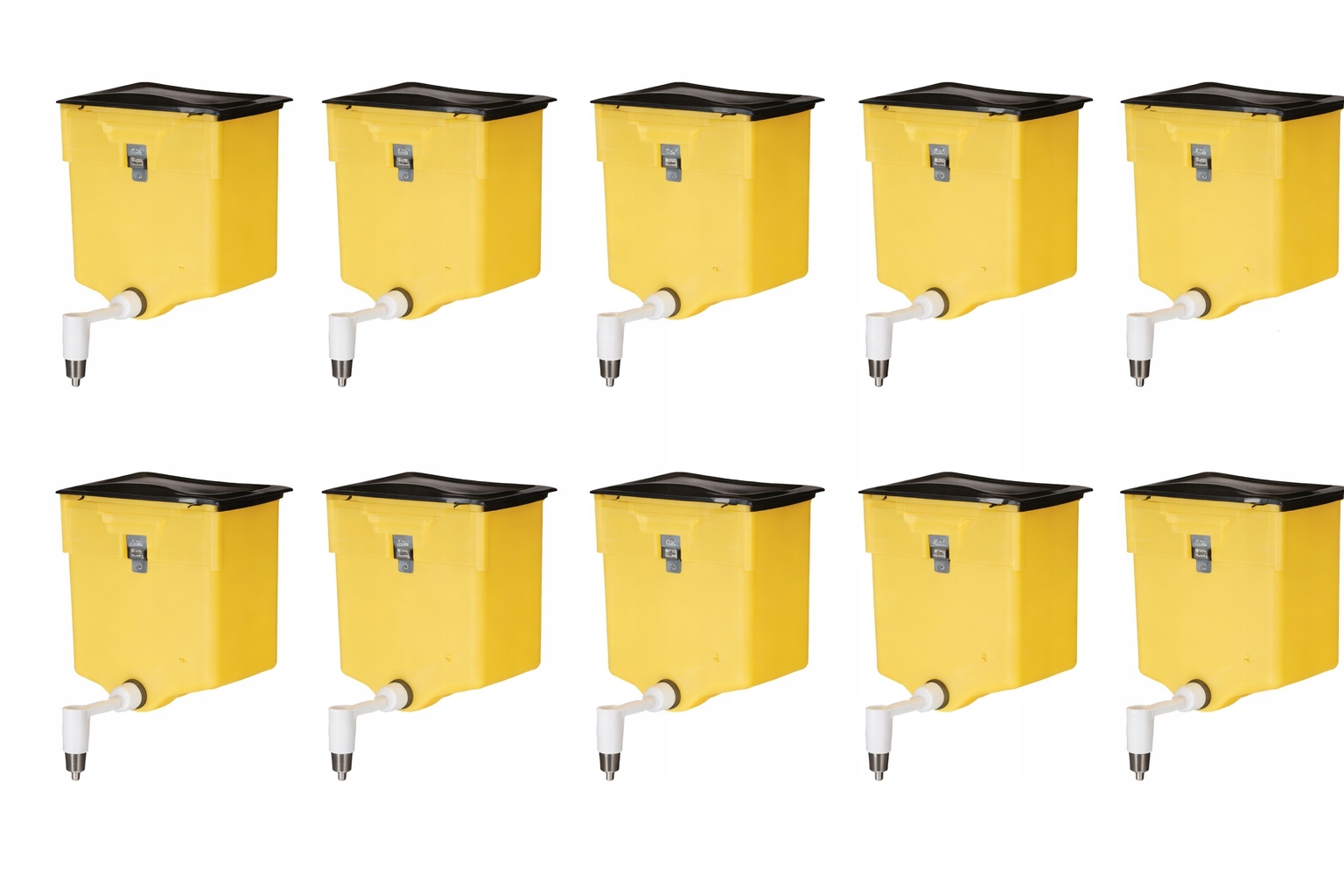 Levně Krmítko pro králíky 0,5 žluto/černé 10 ks