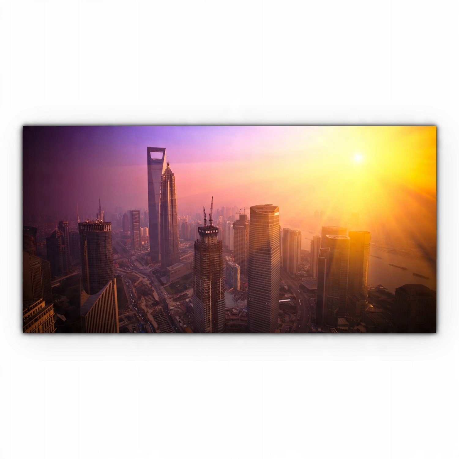 

Canvas na ramie ścienny 100x50 Shanghai Krajobraz