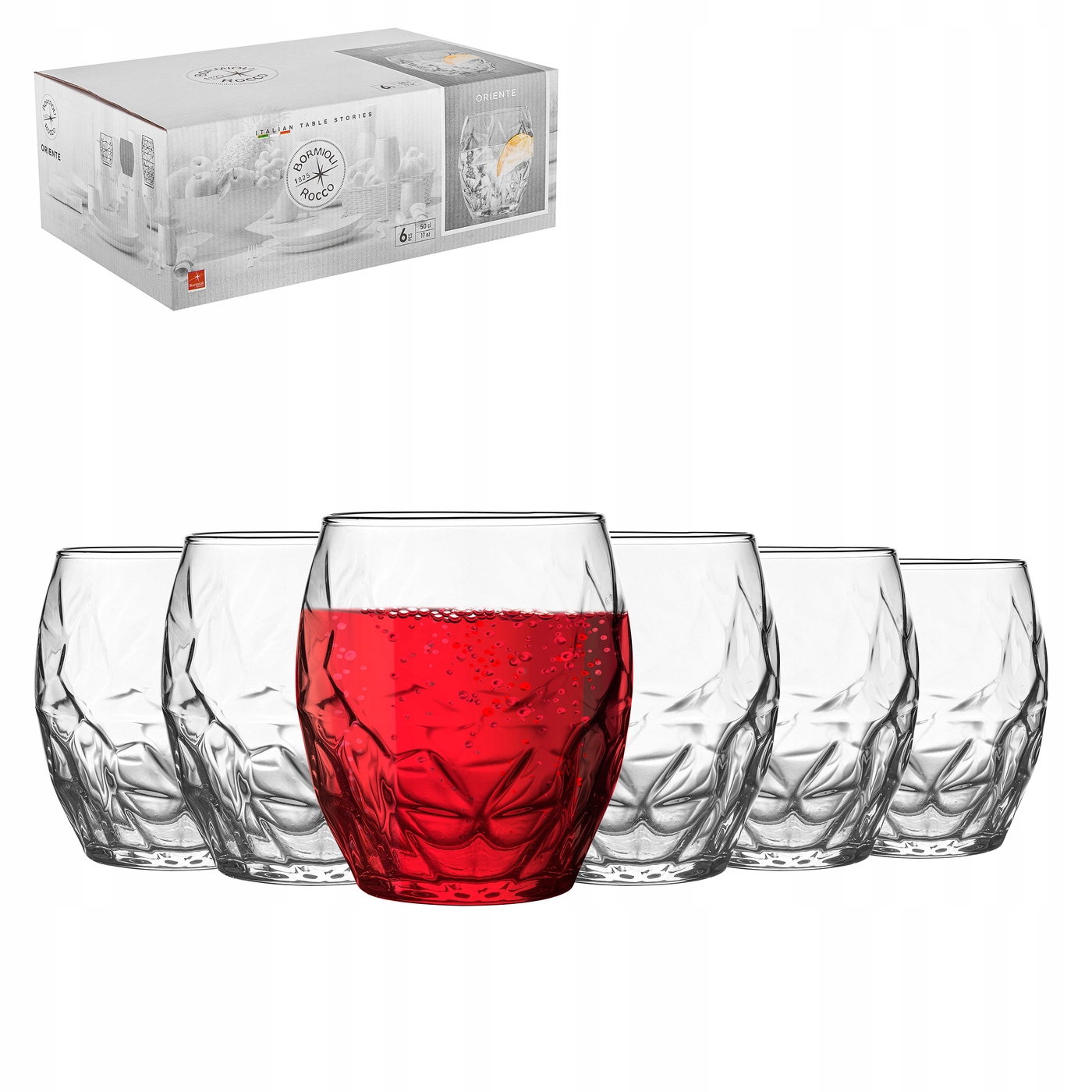 

Szklanki do whisky Bormioli Oriente 500 ml 6 sztuk