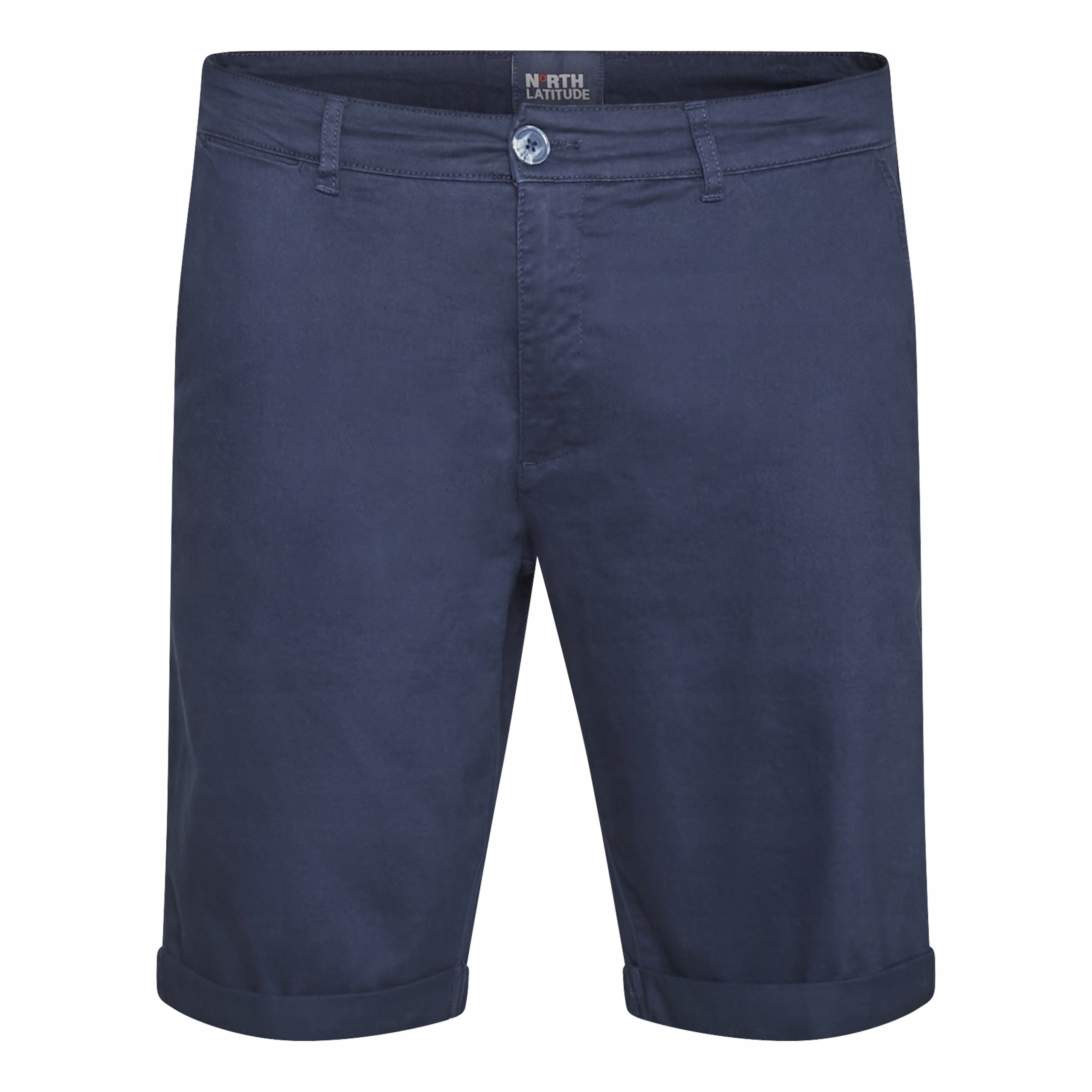 North Latitude Šortky Chino Velké Velikosti, Tmavě Modré, 8XL