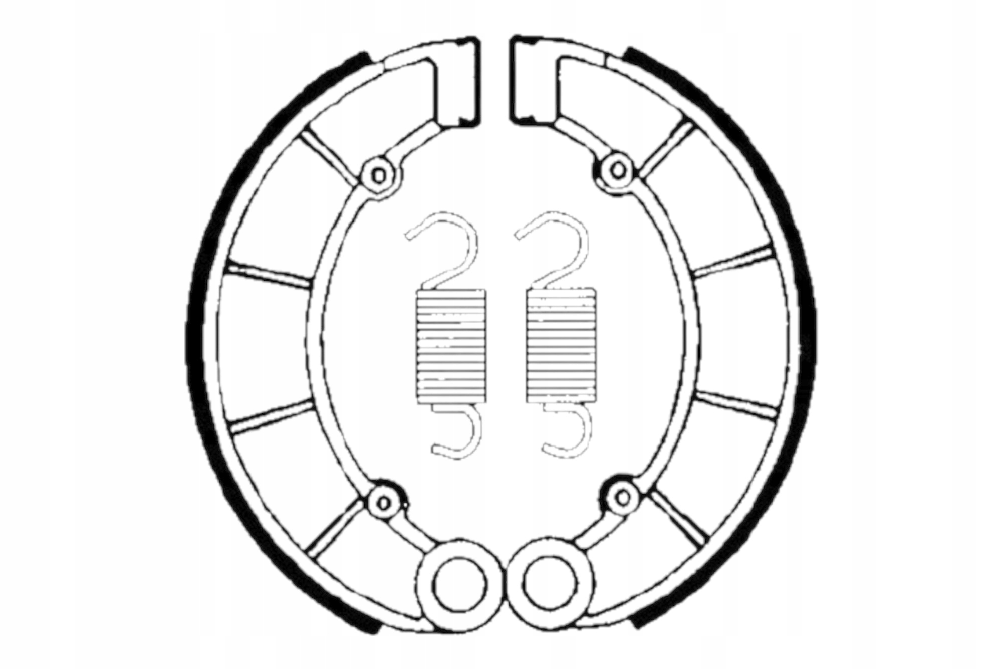 Brzdové čelisti Trw Lucas Mcs 808