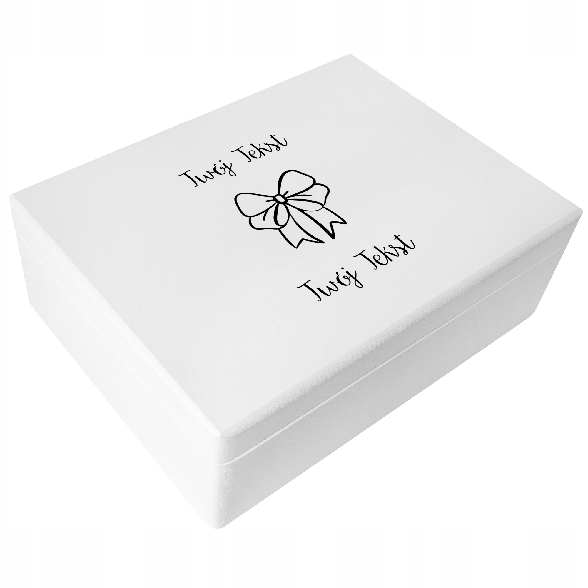 Krabička s personalizovaným dárek a přáním k Vánocům 40x30
