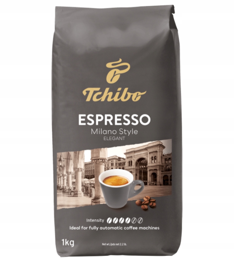 Levně Zrnková Káva Tchibo Espresso Milano Style 1 kg