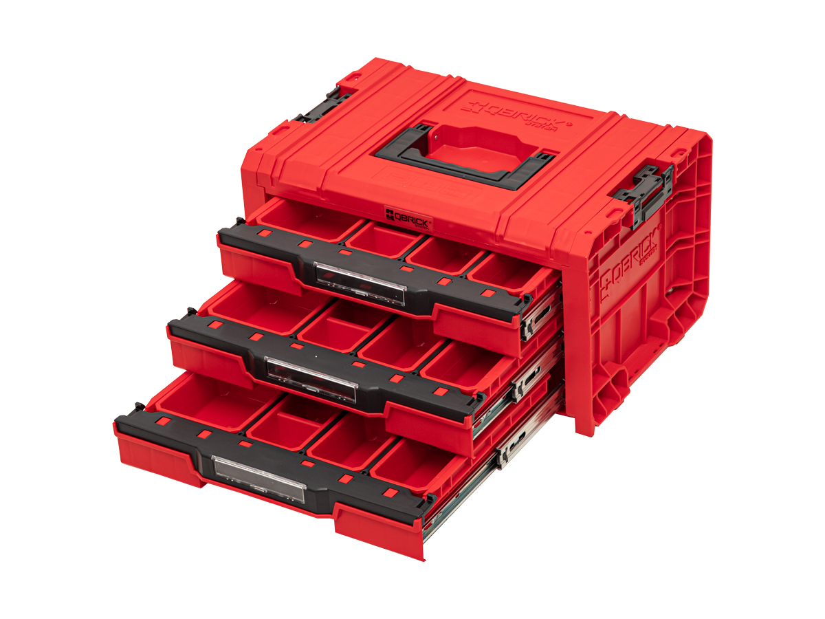 

Qbrick skrzynka Pro Drawer 3 Toolbox Red Ultra Hd