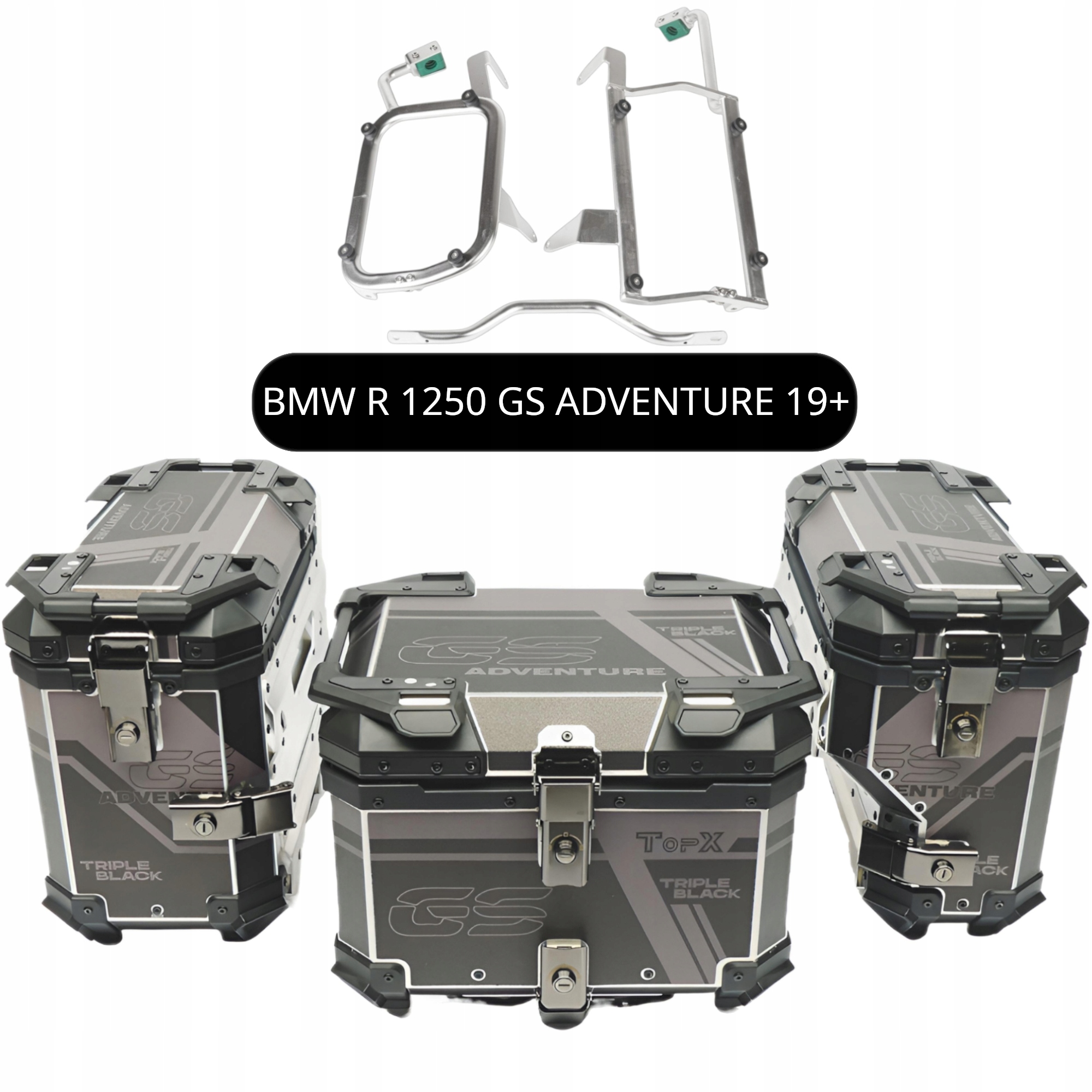 Kufřík Kufry Hliníkové Rámy Bmw R1250GS Adventure 2019+ Sada TopX