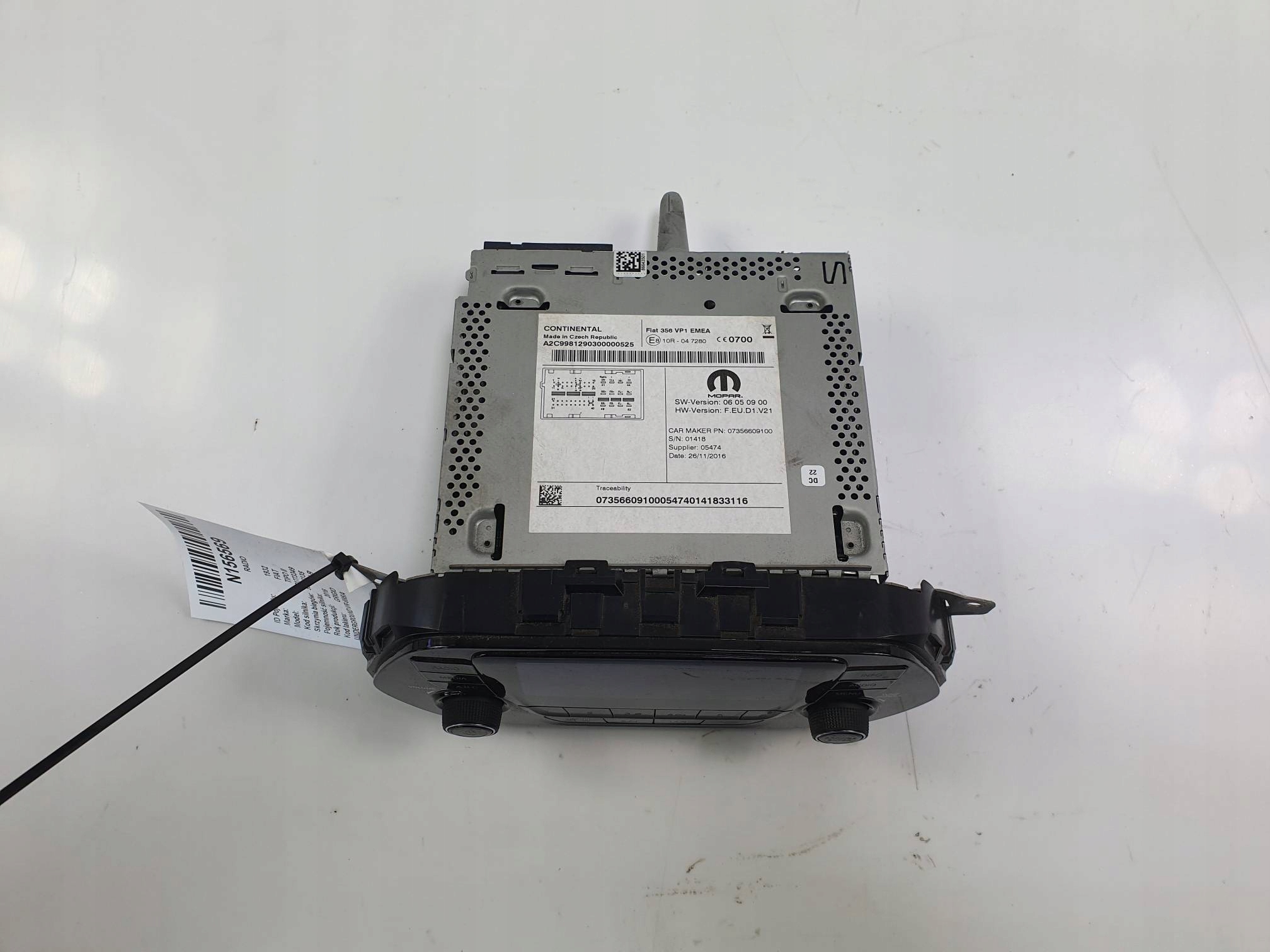 RADIO 07356609100 FIAT TIPO II