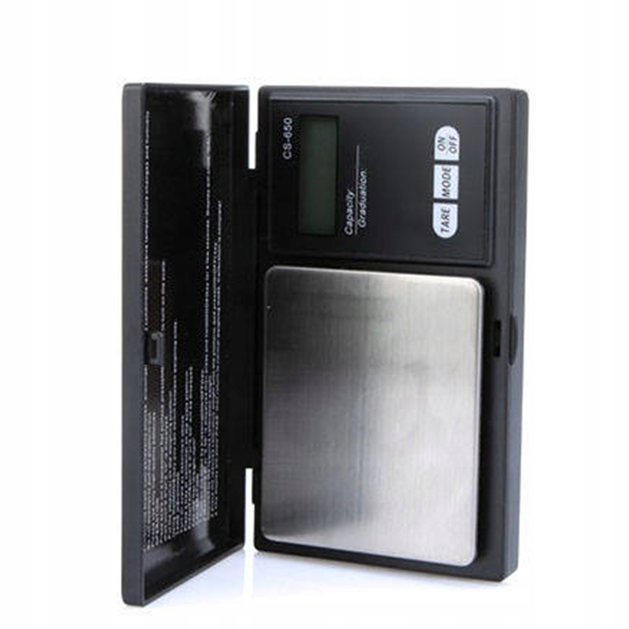 WAGA JUBILERSKA PRECYZYJNA ELEKTRONICZNA KIESZONKOWA DOKŁADNA 200G - 0,01G Komunikacja wskaźnik przeciążenia wyświetlacz