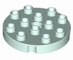 

Lego Duplo 98222 Płytka 4X4 light aqua Nowa (10g)