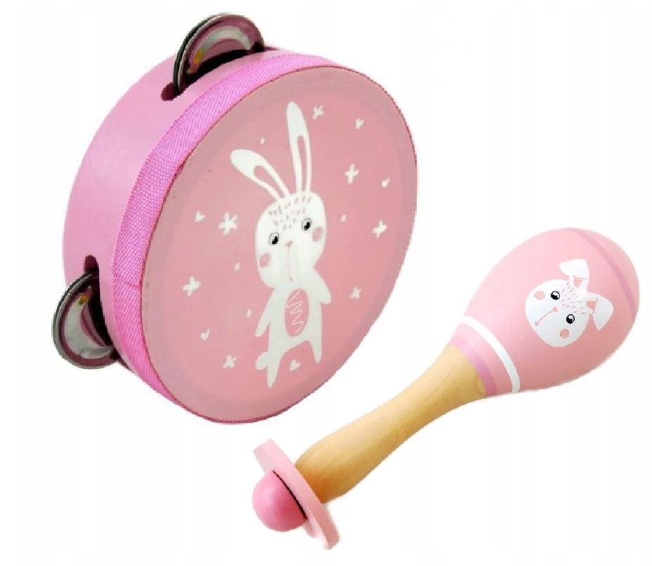 

Adam Toys Zestaw Tamburyn I Marakas Z Króliczek