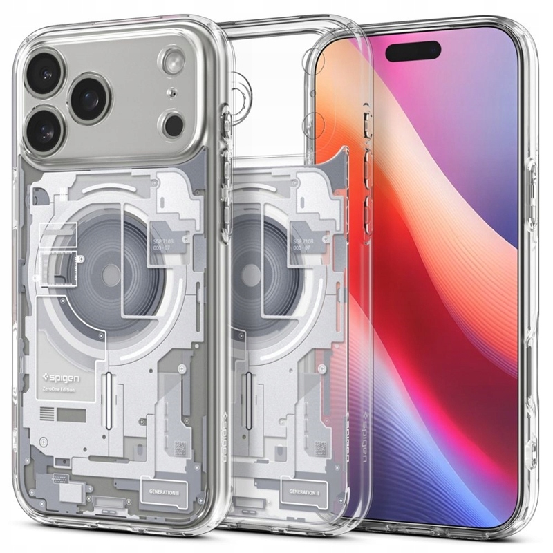 Spigen Ultra Hybrid Mag MagSafe – Pouzdro pro iPhone 17 Pro (Zero One White)
