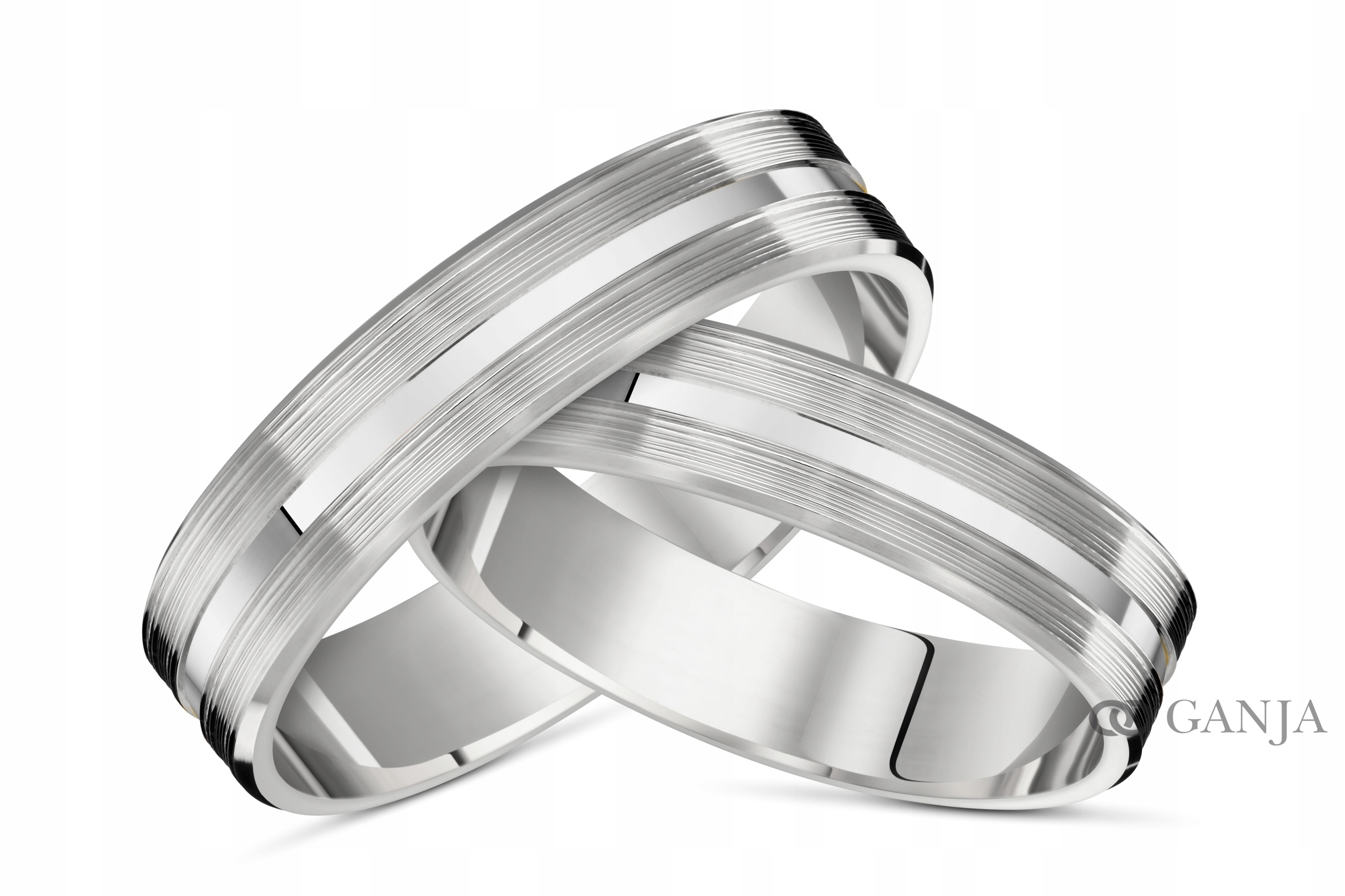 Stříbrné snubní prsteny 925+GRAVÍROVÁNÍ 5mmOB83 bezešvé Svatba