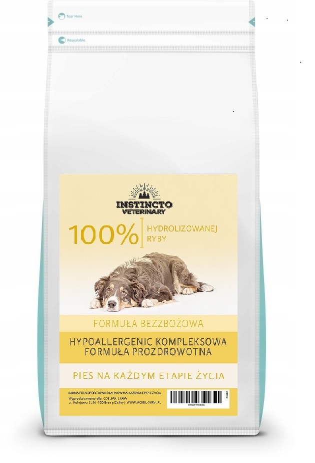 Krmivo pro psy Instincto Peptide+ Hypoallergenic Prozdro Losos 1.5 kg