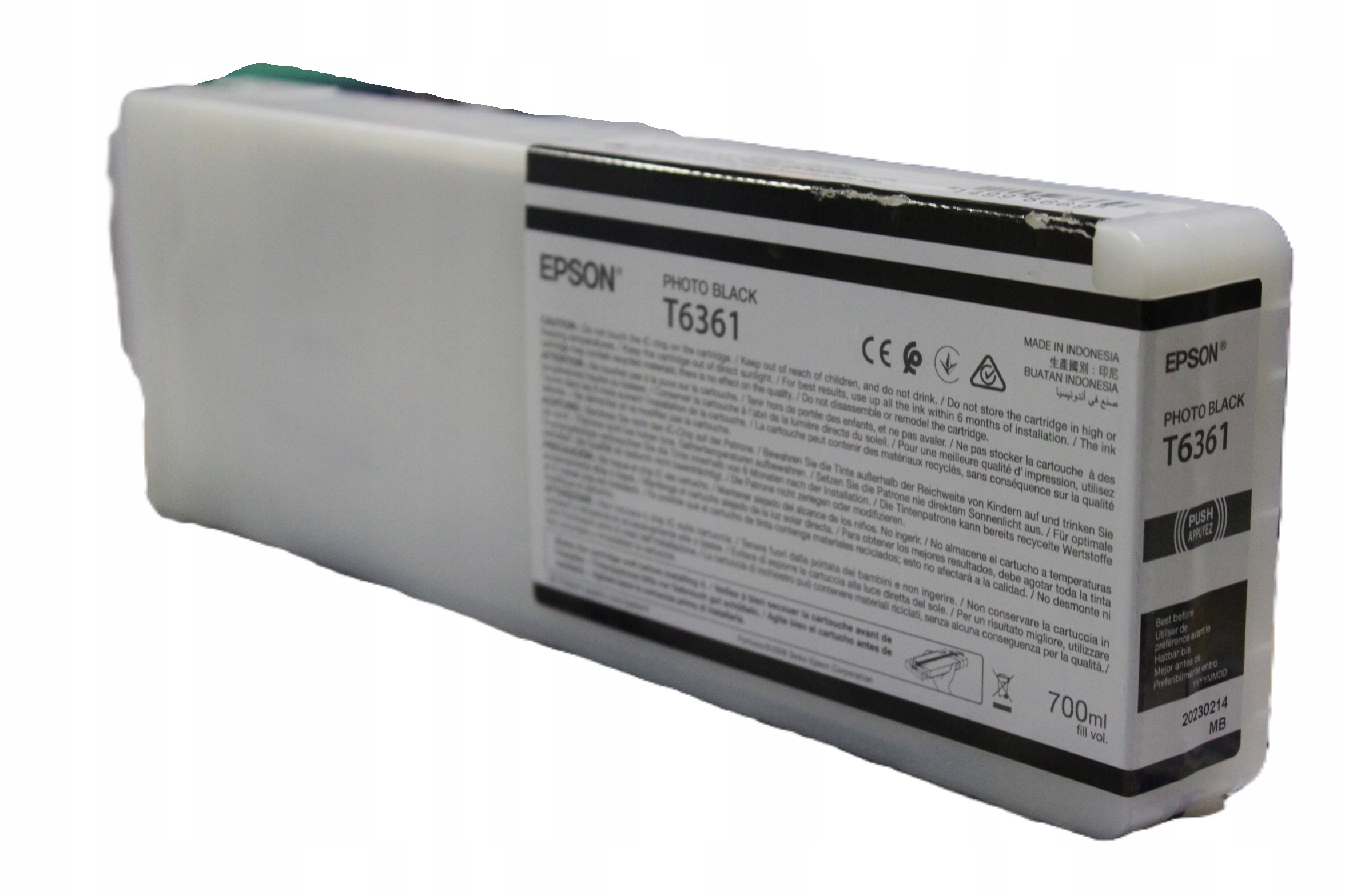 Epson T6361 C13T636100 foto čierny atrament originál 23