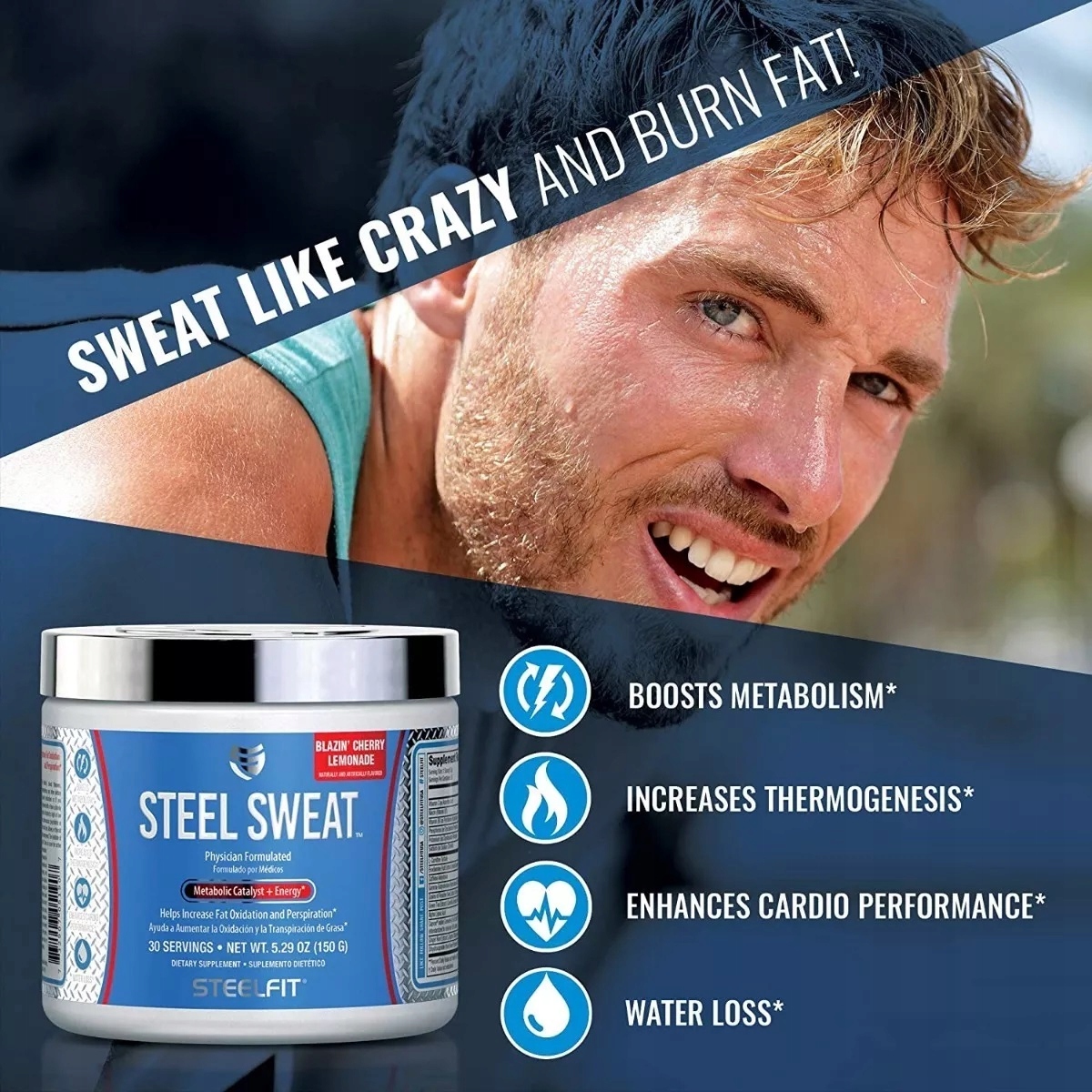SteelFit Steel Sweat Metabolic Catalyst + Energy Rodzaj wielozadaniowe