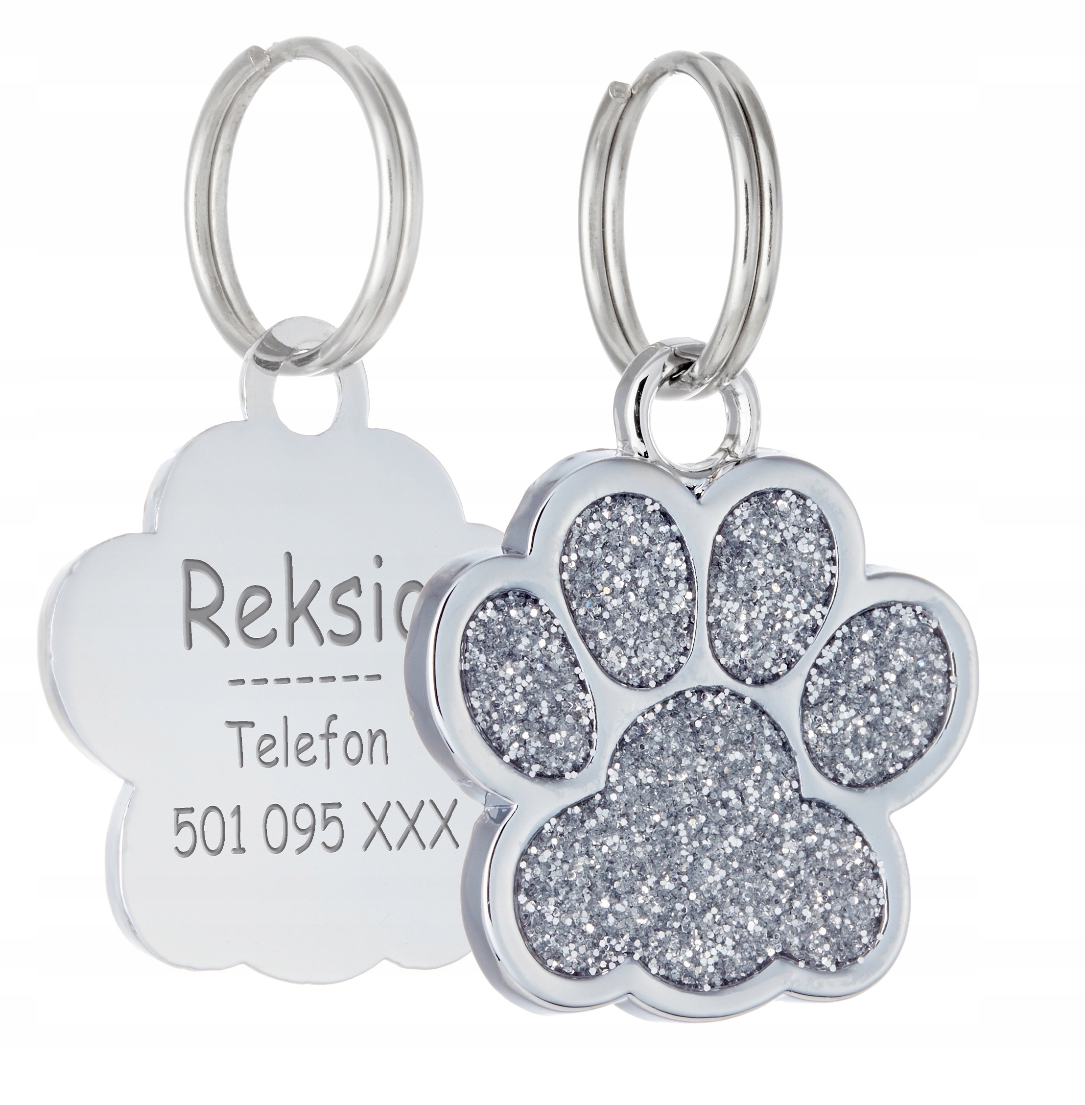 

Identyfikator Adresówka dla psa lub kota Łapka