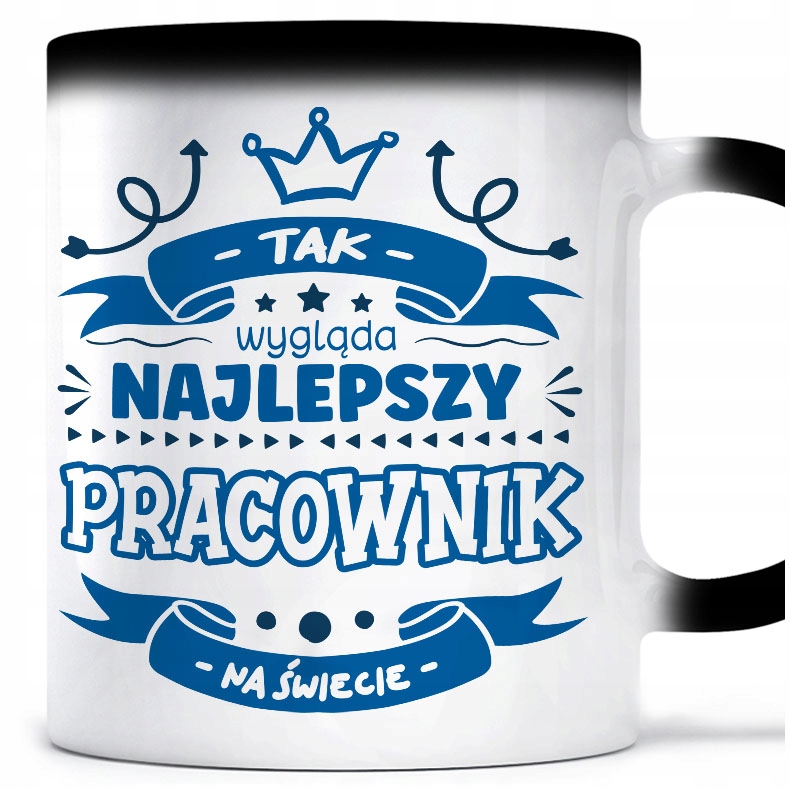 

Kubek Magiczny Pracownik Najlepszy Święta