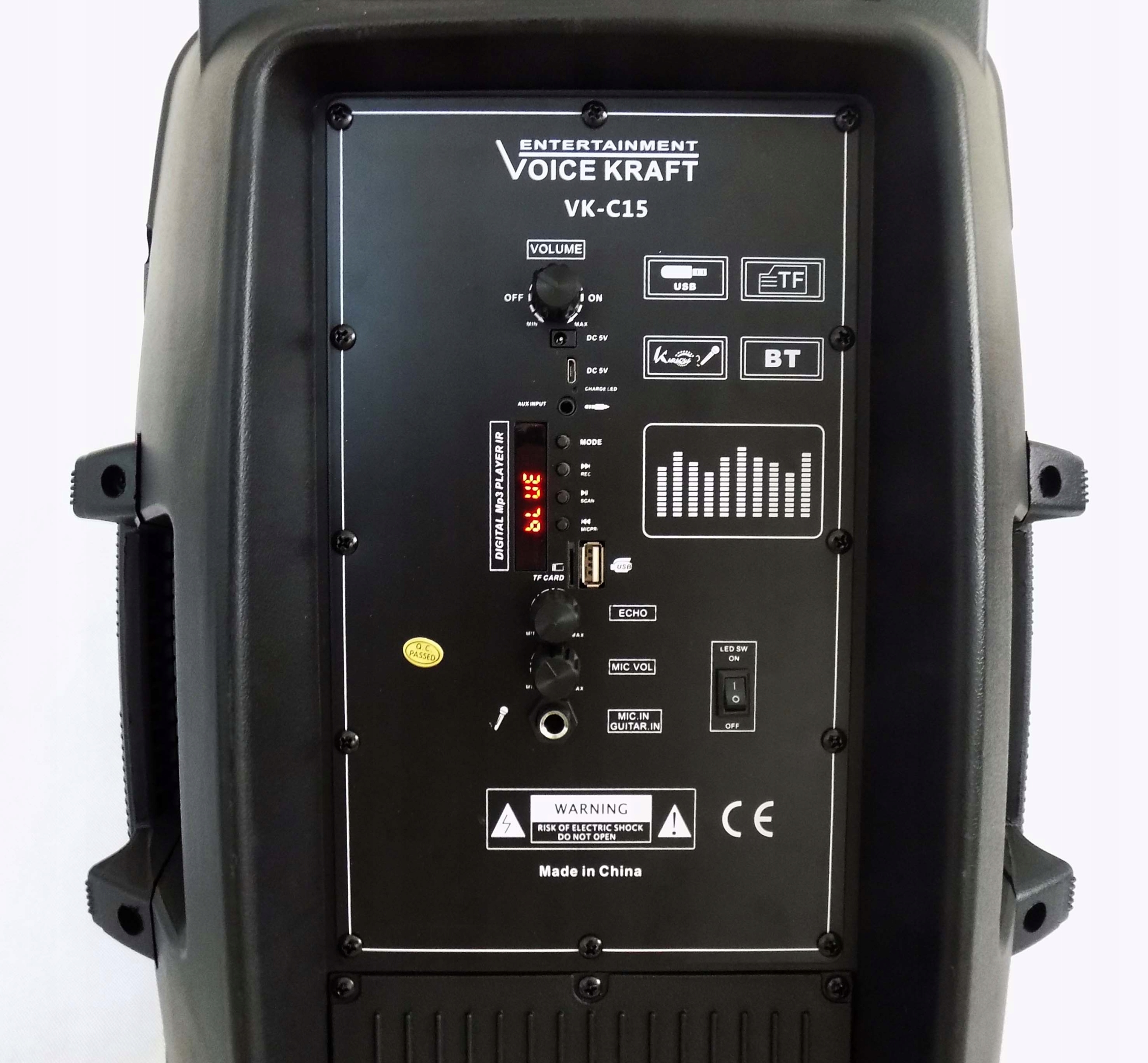 PRZENOŚNA KOLUMNA ESTRADOWA AKUMULATOR BLUETOOTH USB SD RADIO + MIKROFONY Rodzaj podłogowe