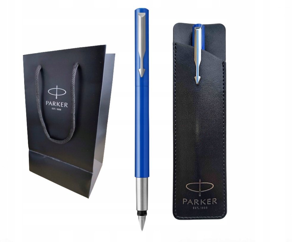 Parker kultowe Pióro wieczne Vector w pudełku Etui Torebka
