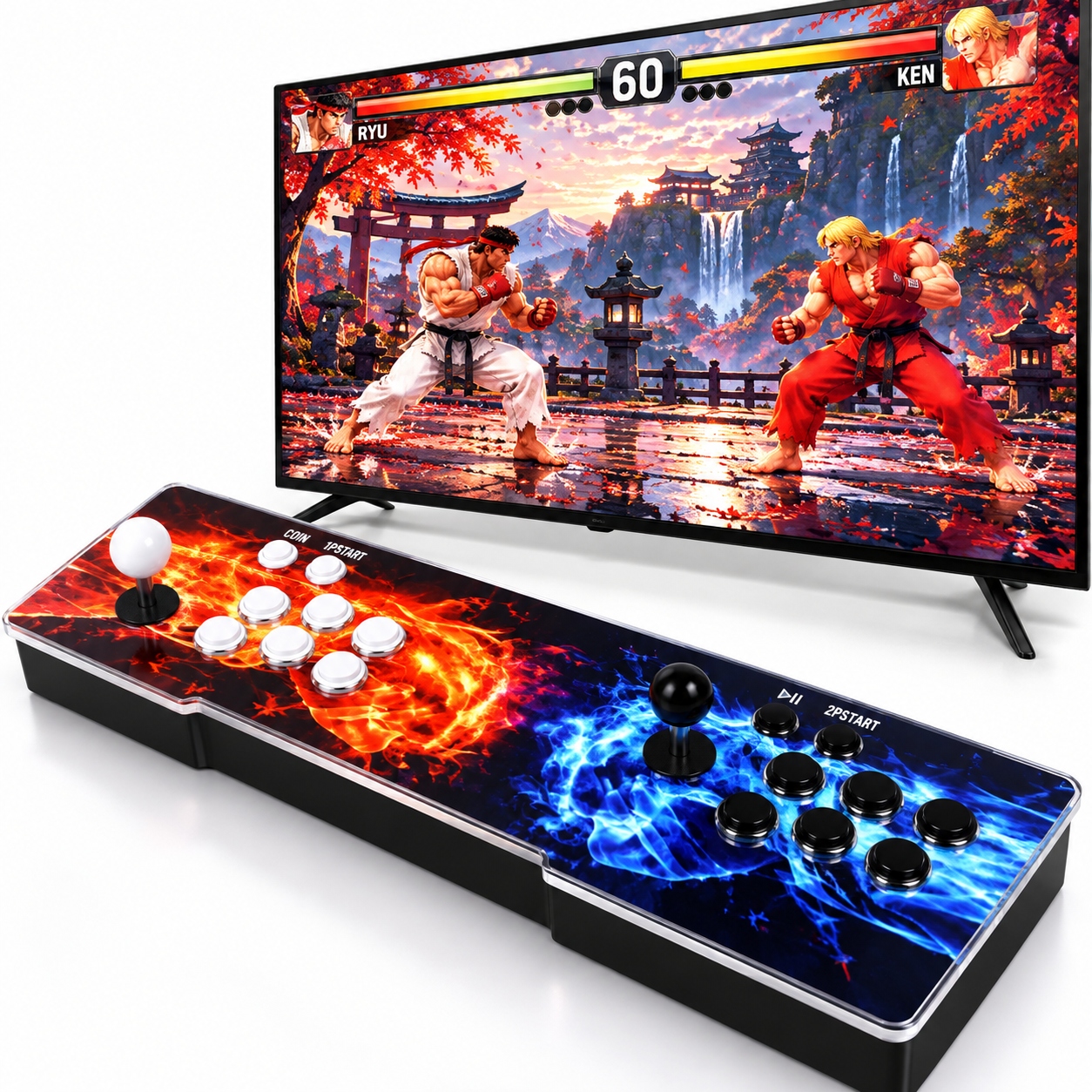 Gra Tv Konsola Retro Arcade Pandora 3D 30 000 Gier Wifi Hdmi 2 Graczy
