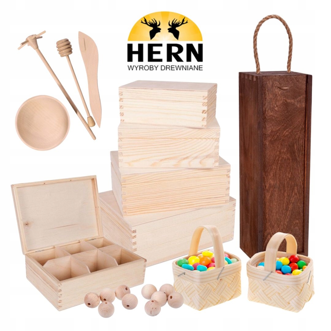 ŚWIECZNIK drewniany na 3 wkłady tealight DECOUPAGE Kod producenta SW0008