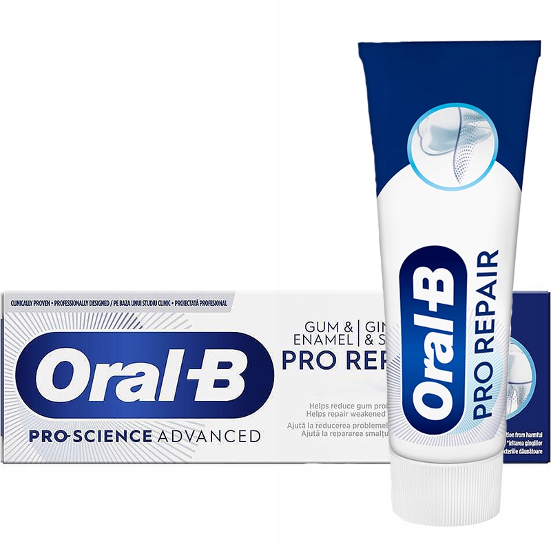 Pasta do zębów Oral-b Pro Repair Gum&Enamel Gentle Fresh White 75 ml