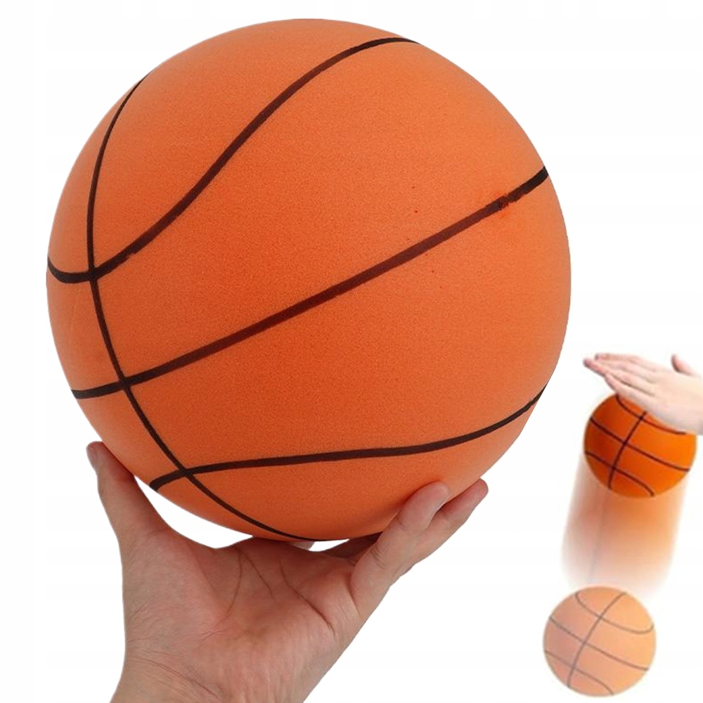 Piłka Cicha Do Koszykówki Silent Ball 24CM Rozmiar 7 Piankowa Miękka W Domu