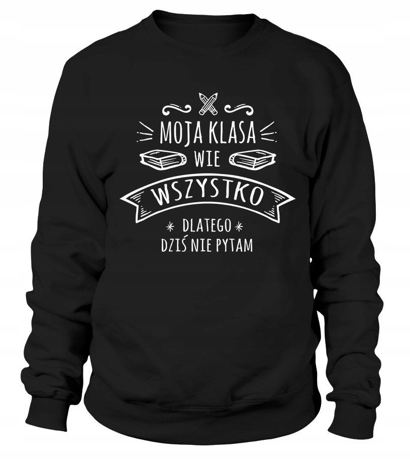 Pánská Mikina Moje třída ví všechno 3XL Šedá Dárek pro učitele pro N