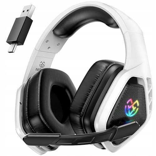 Tatybo Bezprzewodowe Słuchawki Dla PS5 PS4 PC 40H Bateria — miniatura 2