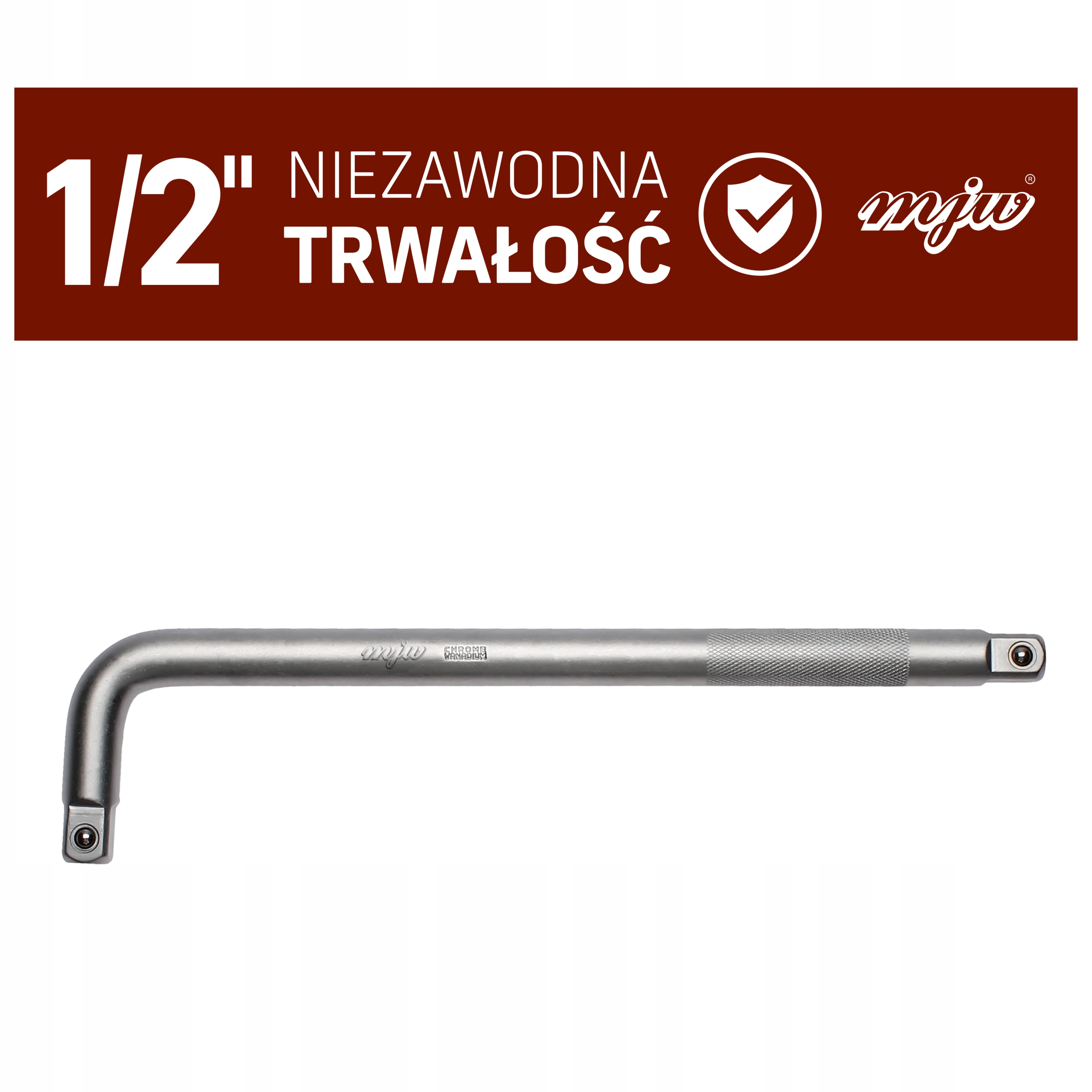 

Pokrętło kątowe do nasadek dwustronne 1/2 300mm