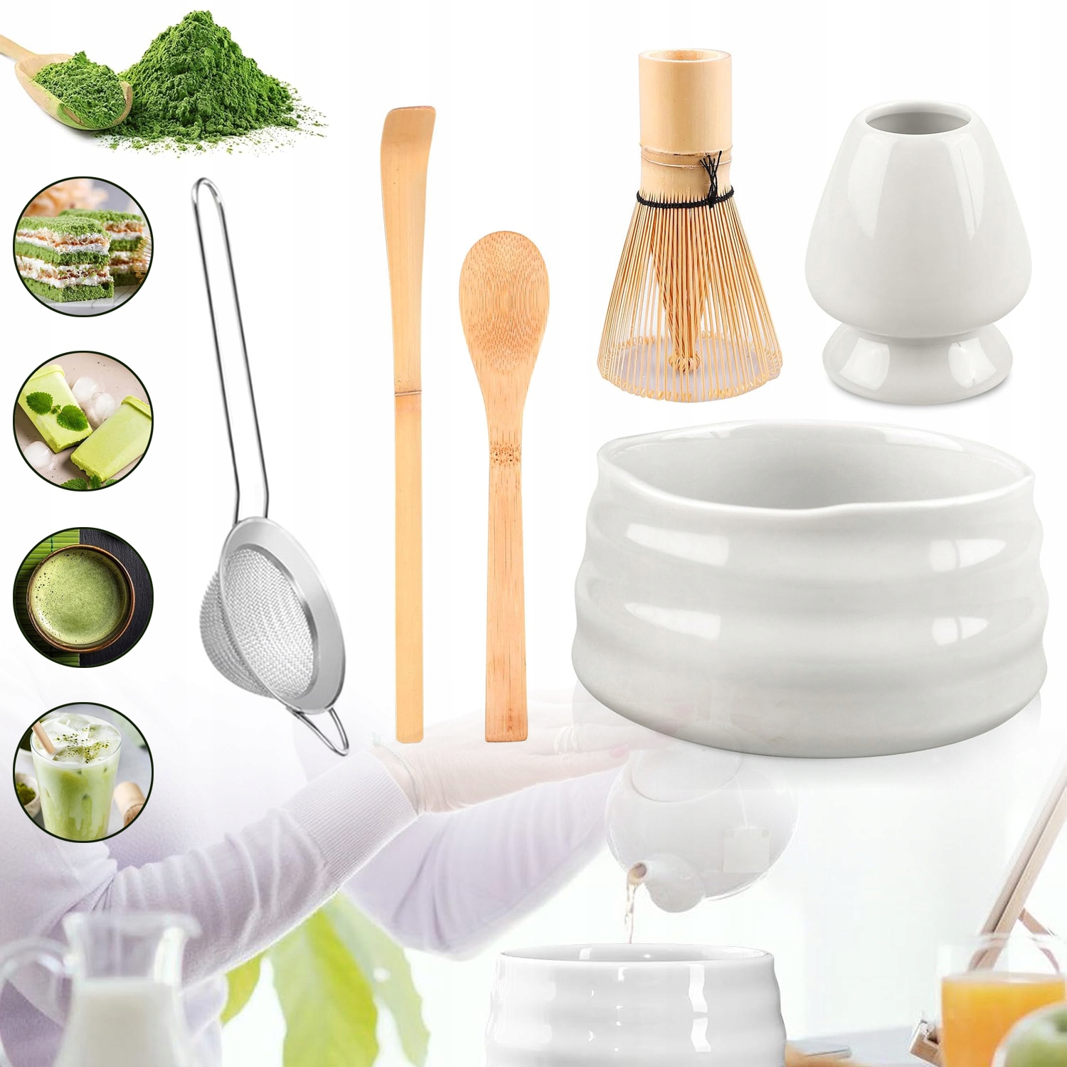 Sada Na Čaj Matcha, Sada Na Čaj, Sada Na Šlehací Metlu Matcha