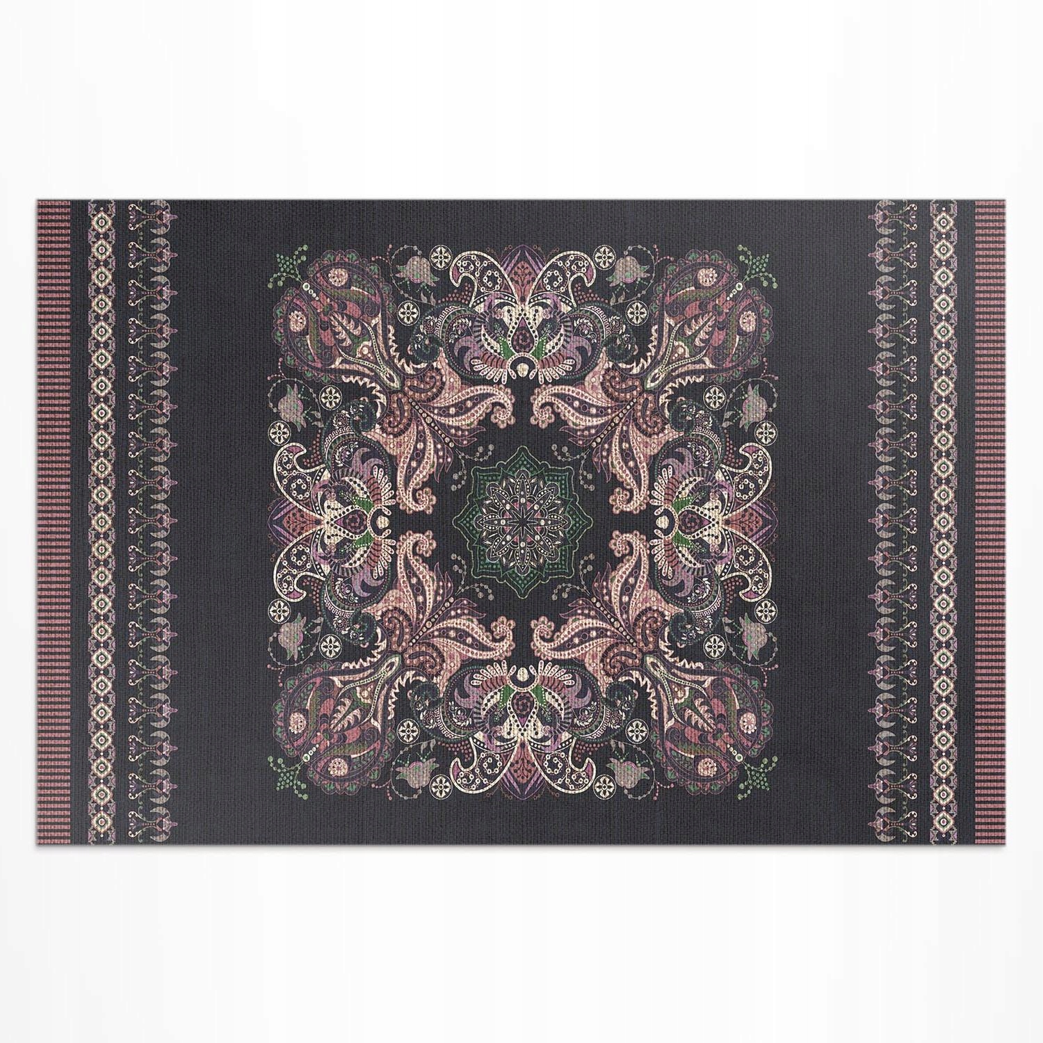 Koberec Stylový ozdobný rostlinný vzor 60x90 cm