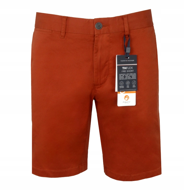 Tommy Hilfiger , pánské kraťasy , cihlově červené, 28