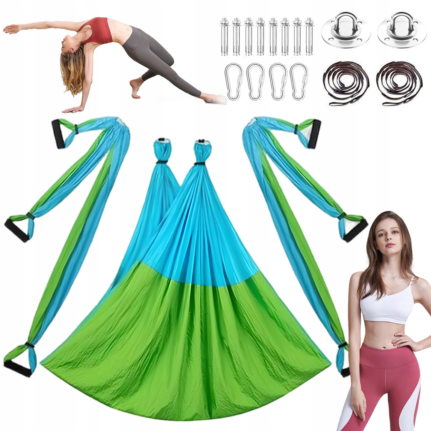 Materiál Aerial Šátek Akrobatická Šála Jóga Na Houpací Síť Pro Cvičení