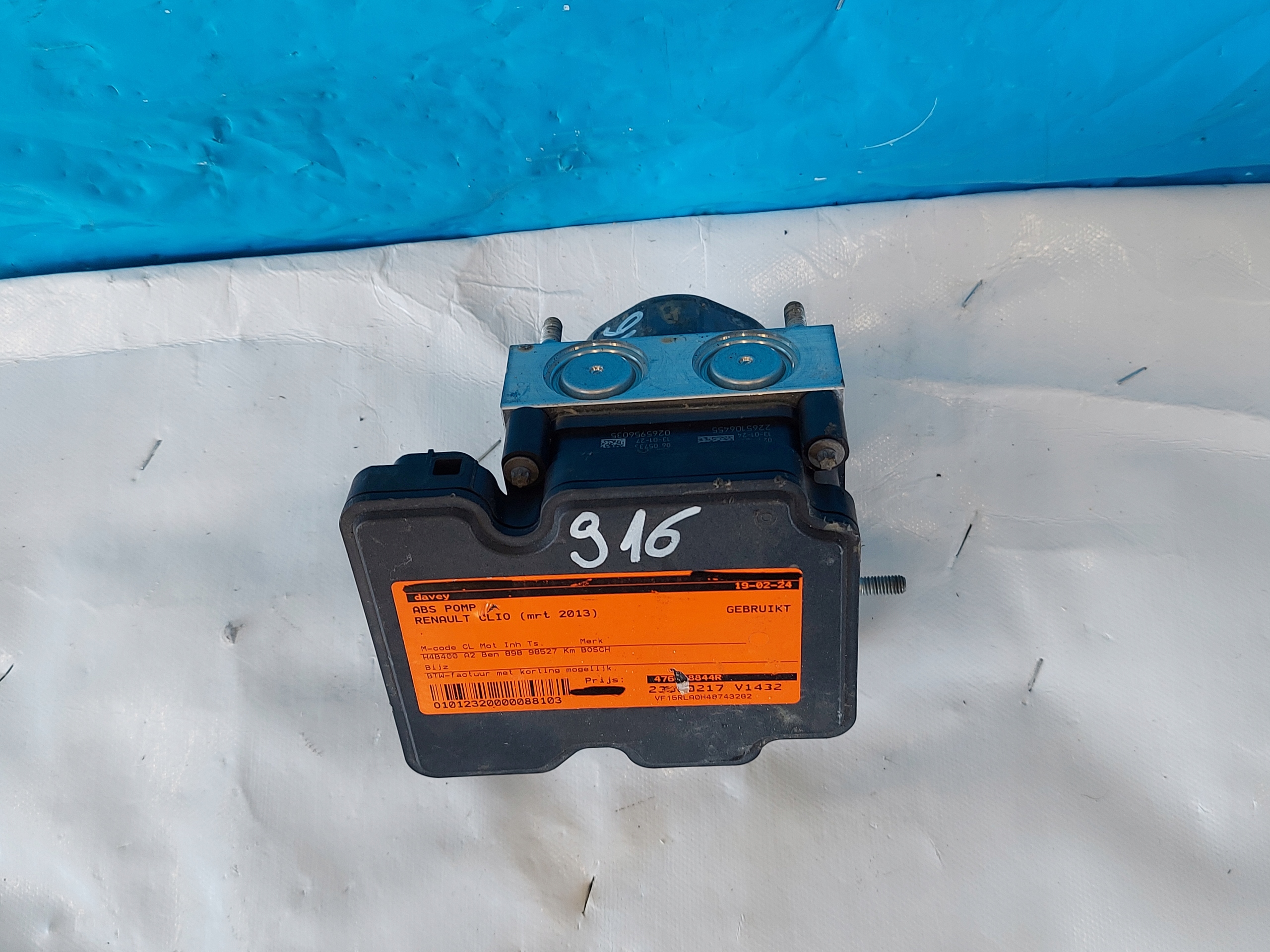 pumpa ABS CLIO III 0265956035