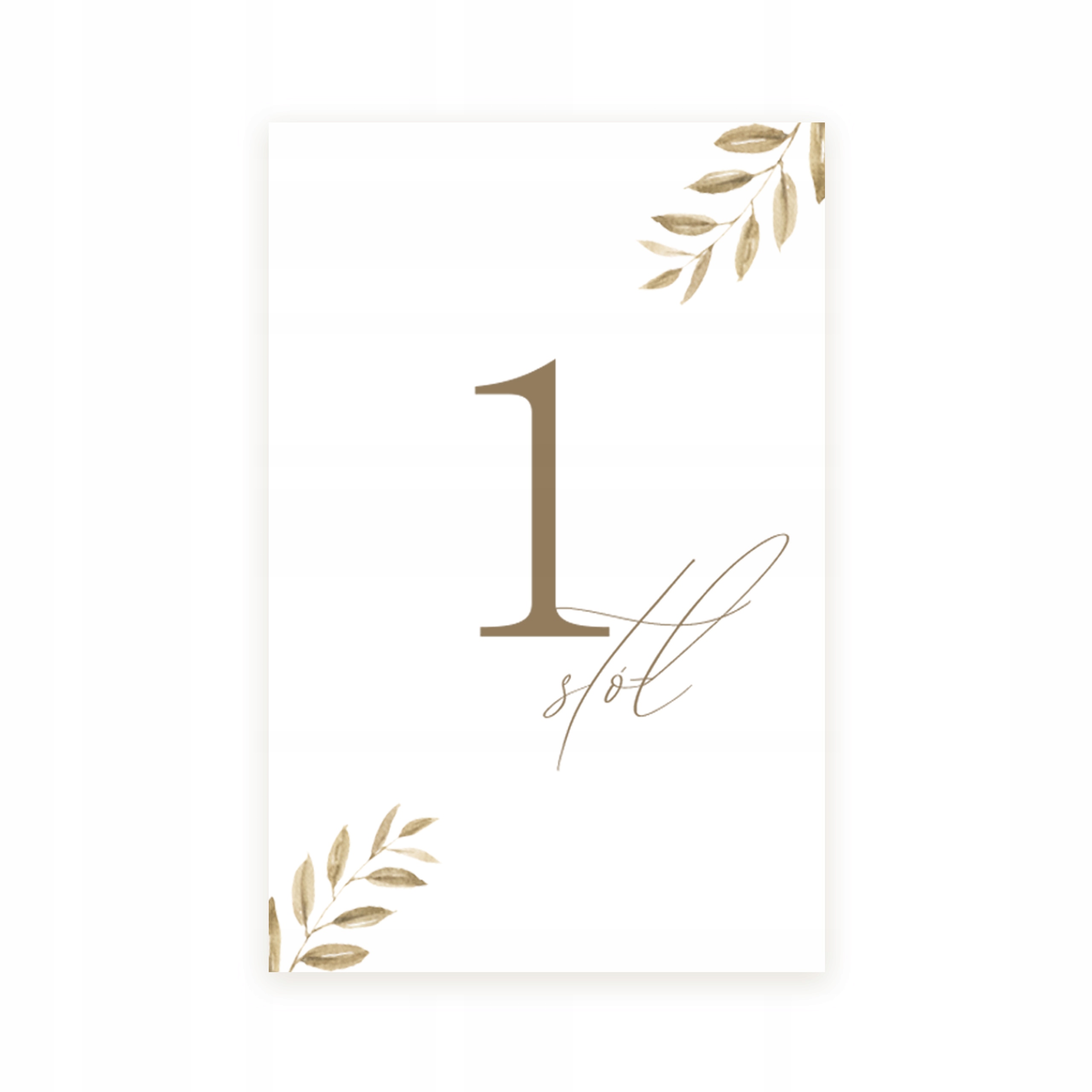 Numerki na stół boho