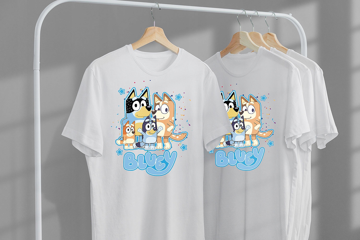 KOSZULKA DZIECIĘCA T-SHIRT DLA DZIECKA BLUEY BLUE 140 PREZENT JAKOŚĆ Stan opakowania oryginalne