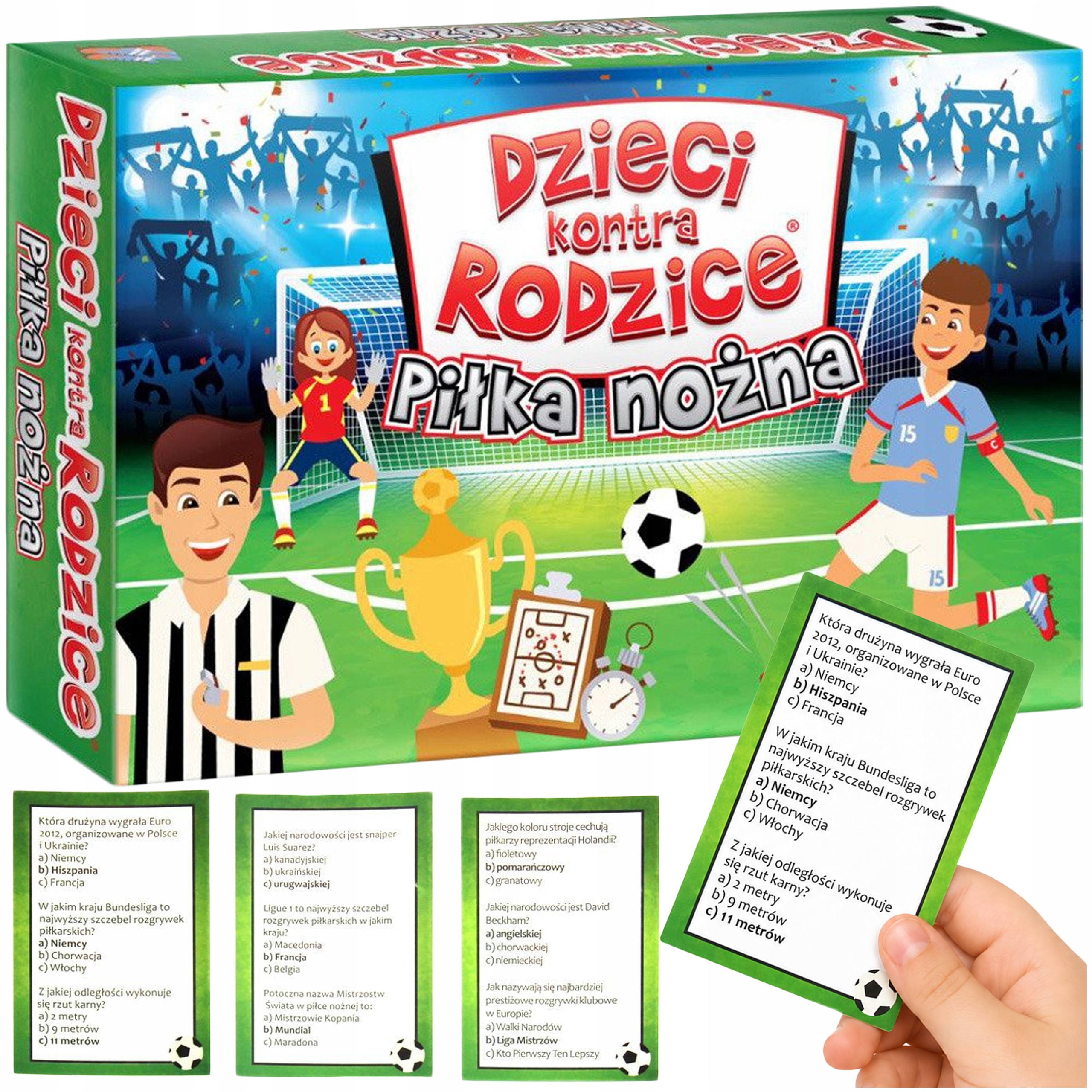 Integracyjne Gry dla Dzieci i Dorosłych Planszówka o Piłce Nożnej Gra
