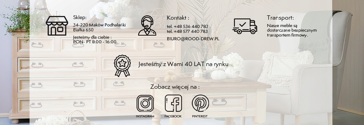 Biała skrzynia, kufer ze schowkiem Głębokość mebla 75 cm