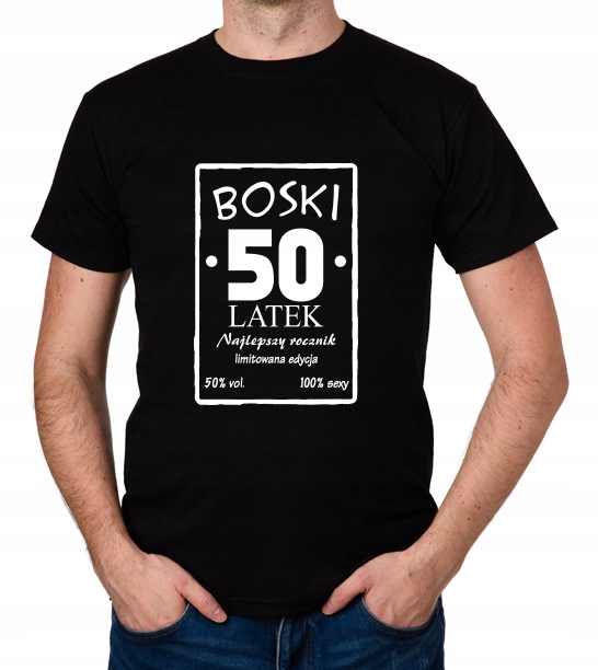 

koszulka Boski 50 Latek prezent