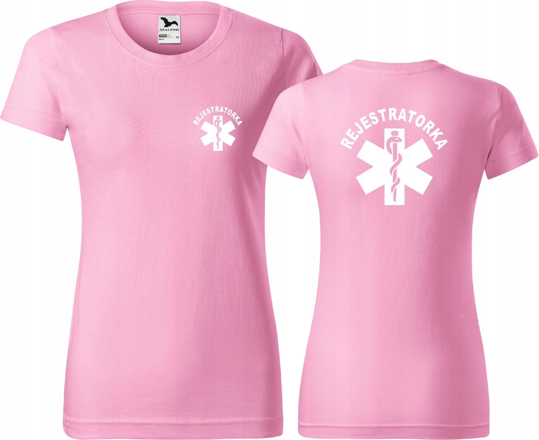

Damska koszulka medyczna t-shirt Rejestratorka S