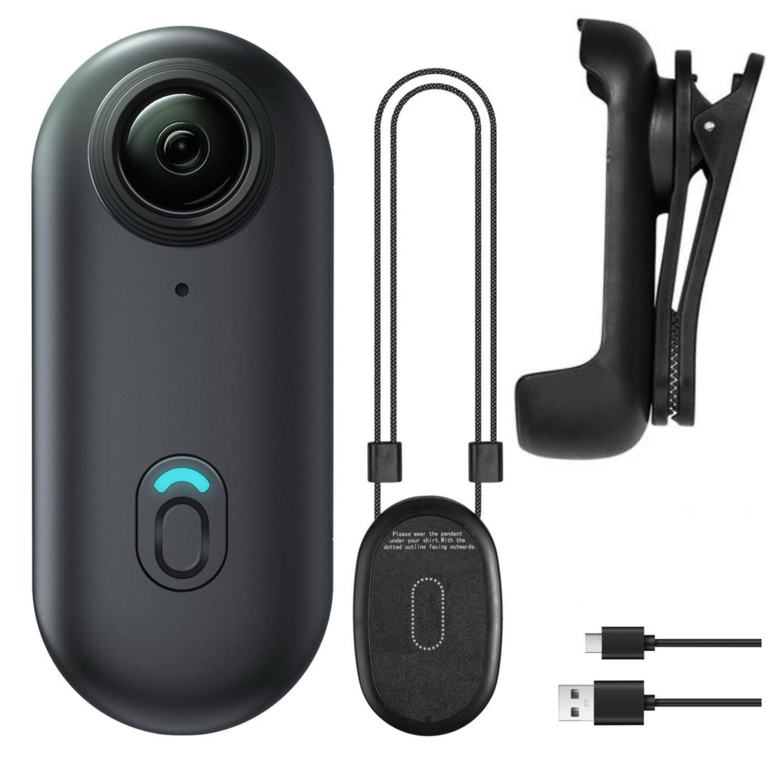 Kamera mini WiFi Full Hd 1080p sportowa magnetyczna klips smycz detekcja